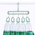 Multifunctional Foldable 9-hole Clothes Hanger