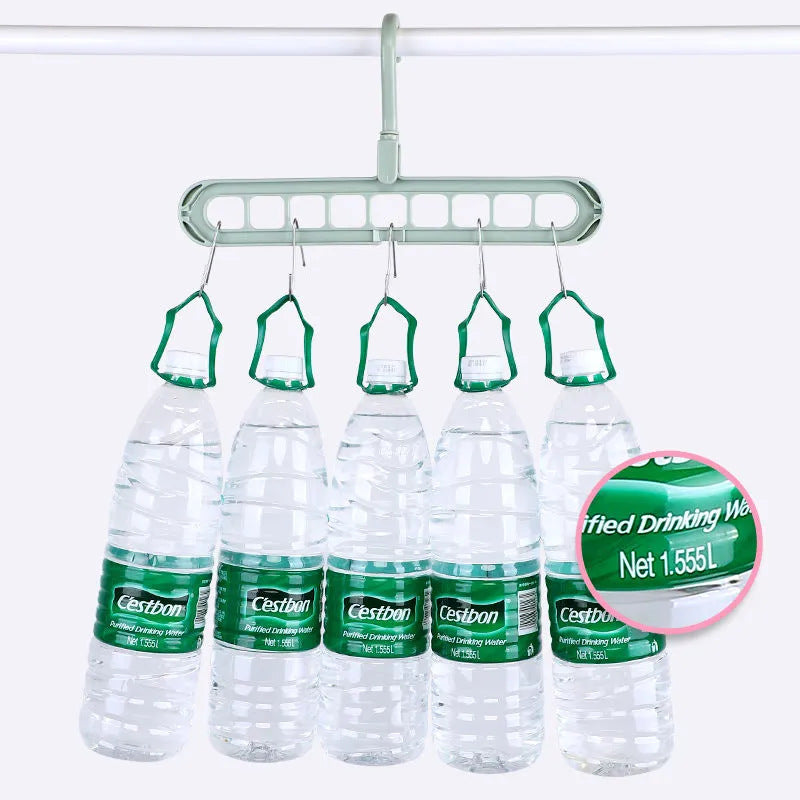 Multifunctional Foldable 9-hole Clothes Hanger